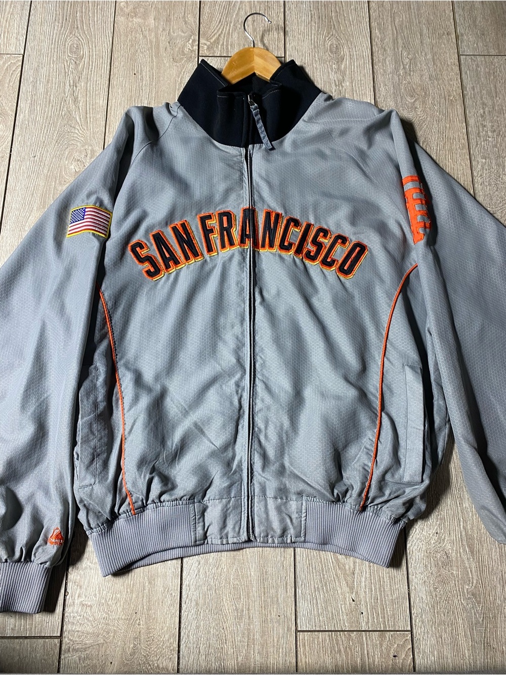 San Francisco Grey & Orange Athletic Jacket